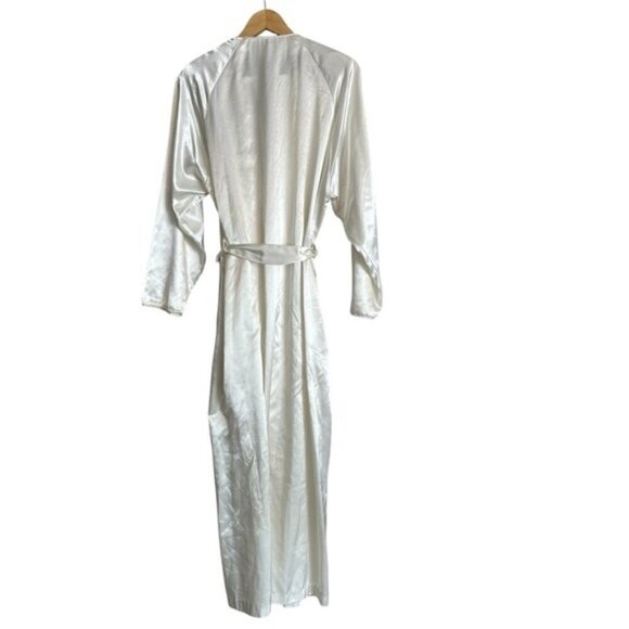 VTG Emily Daniell Ivory Nightgown Robe | Romantic Coquette, Old Hollywood Glam - Picture 3 of 11